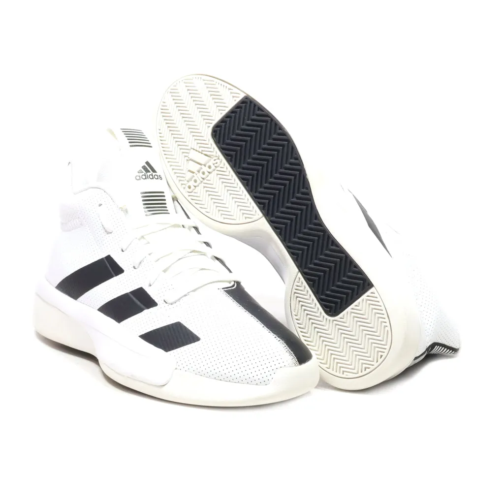 Adidas Pro Next 2019 Sport Shoes Leather White Colour For Men