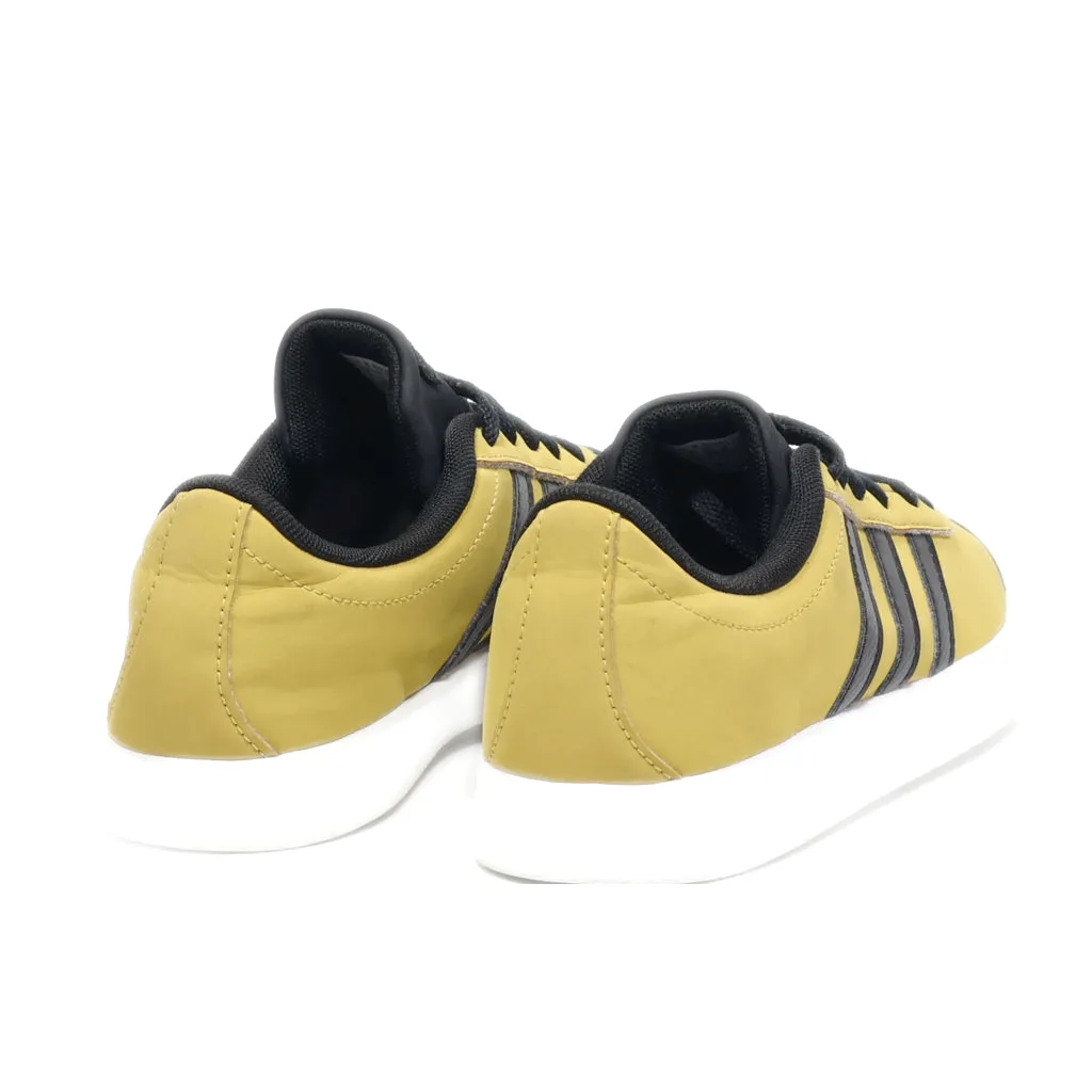 Adidas Vl Court 2.0 Sport Shoes Pu Leather Brown Colour For Women