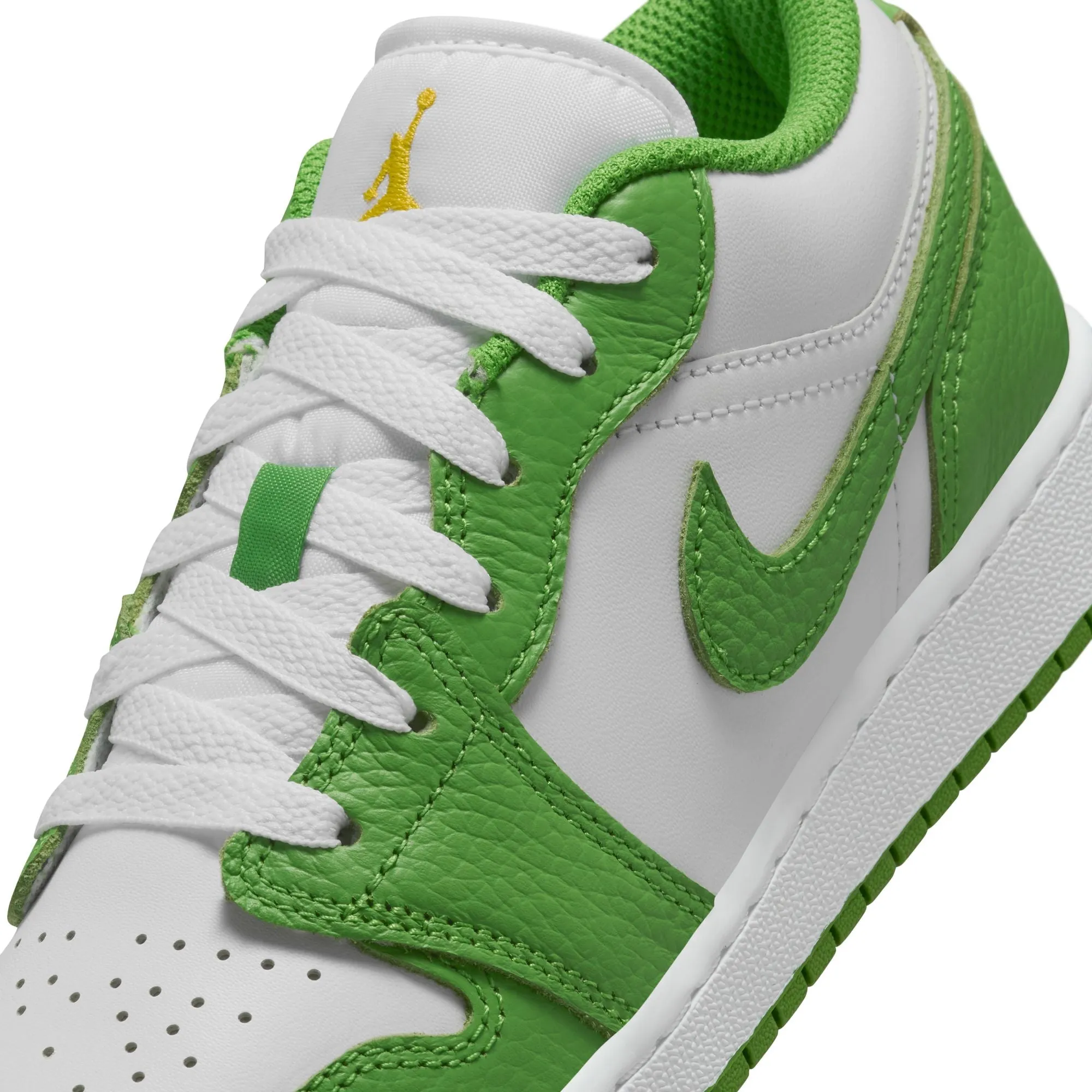 Air Jordan 1 Low BG (White/Chlorophyl/Lightening)