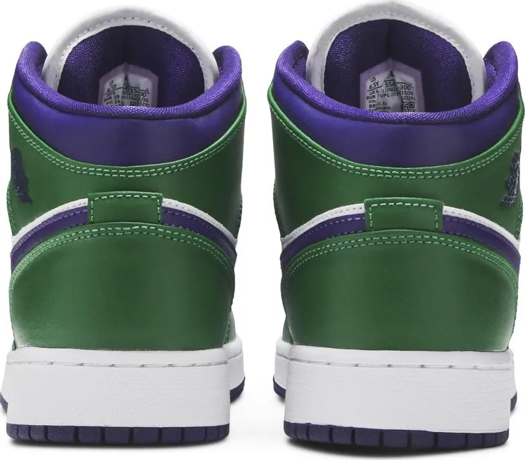 Air Jordan 1 Mid GS Hulk, green