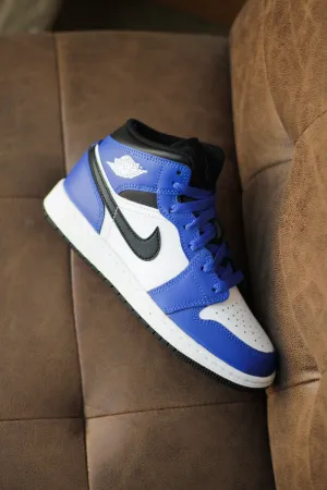 AIR JORDAN 1 MID (GS) "GAME ROYAL"