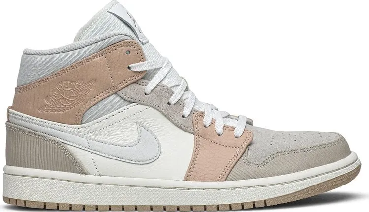 Air Jordan 1 Mid Milan Sneakers, Tan