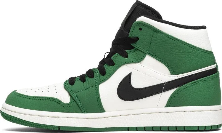 Air Jordan 1 Mid Pine, white-green