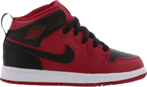 Air Jordan 1 Mid PS Reverse Bred, red