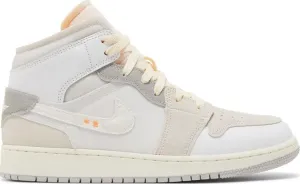 Air Jordan 1 Mid SE Craft GS Inside Out, white