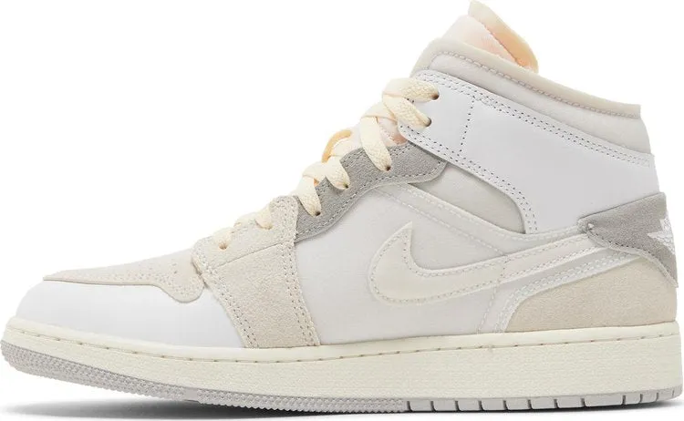 Air Jordan 1 Mid SE Craft GS Inside Out, white