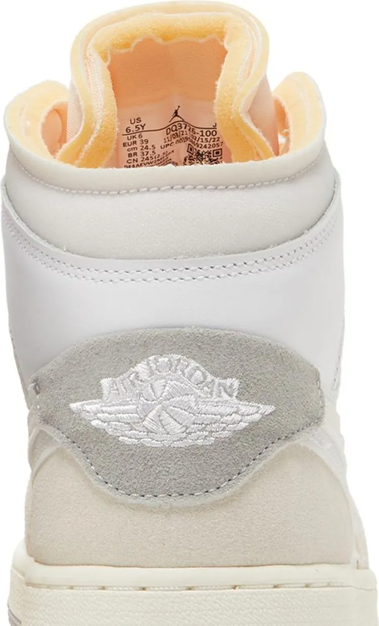 Air Jordan 1 Mid SE Craft GS Inside Out, white