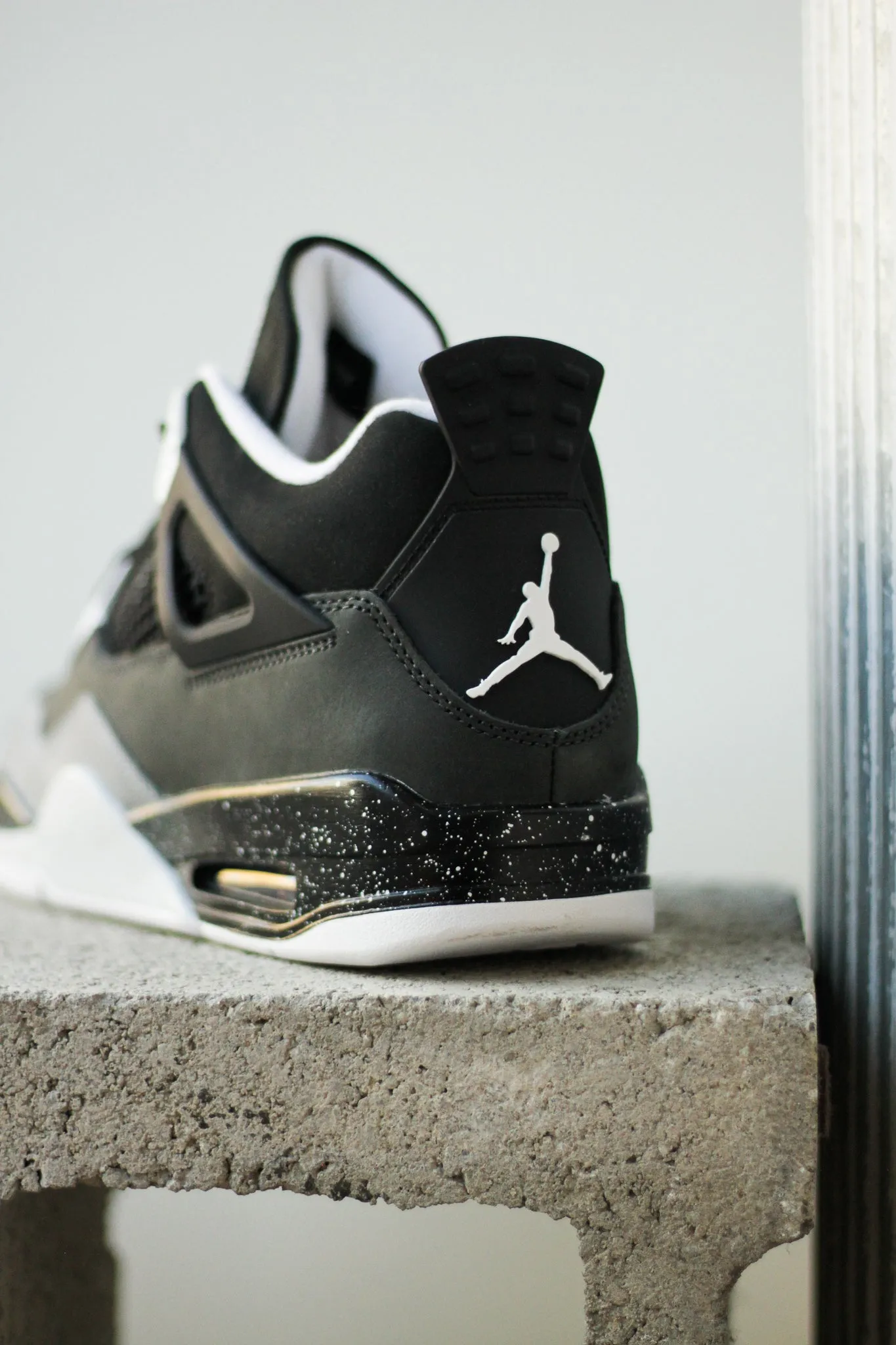 AIR JORDAN 4 RETRO "BLACK/ANTHRACITE"