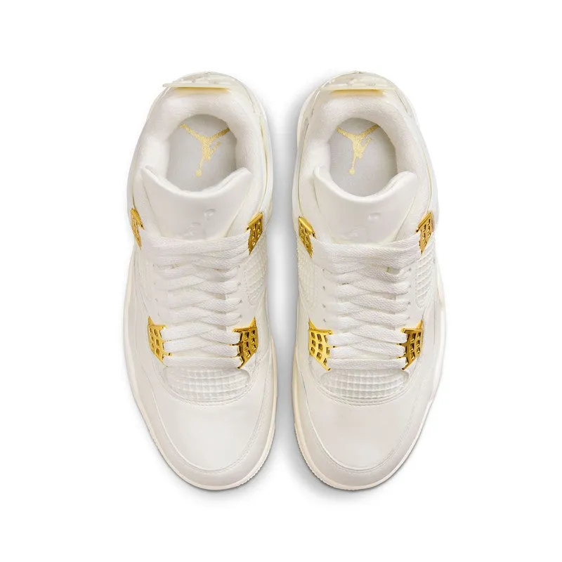 Air Jordan 4 Retro "White and Gold"