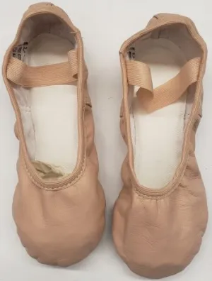 Aisha -- Full Sole Leather Ballet -- No Drawstring -- Pink