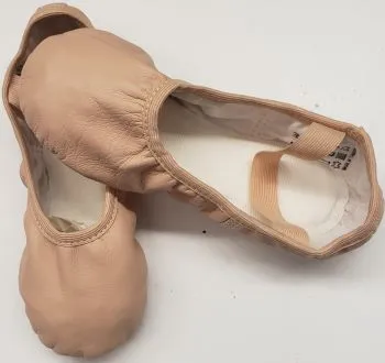 Aisha -- Full Sole Leather Ballet -- No Drawstring -- Pink