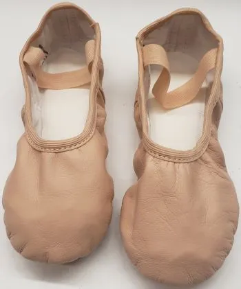 Aisha -- Full Sole Leather Ballet -- No Drawstring -- Pink