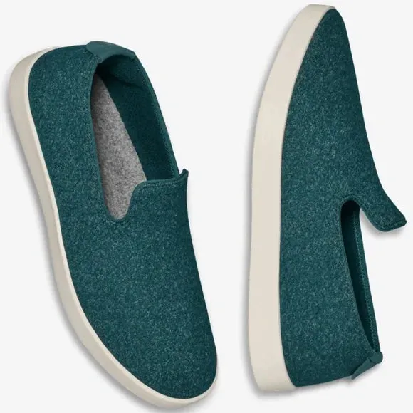 Allbirds Wool Loungers - LIMITED EDITION: Green uper (cream sole)