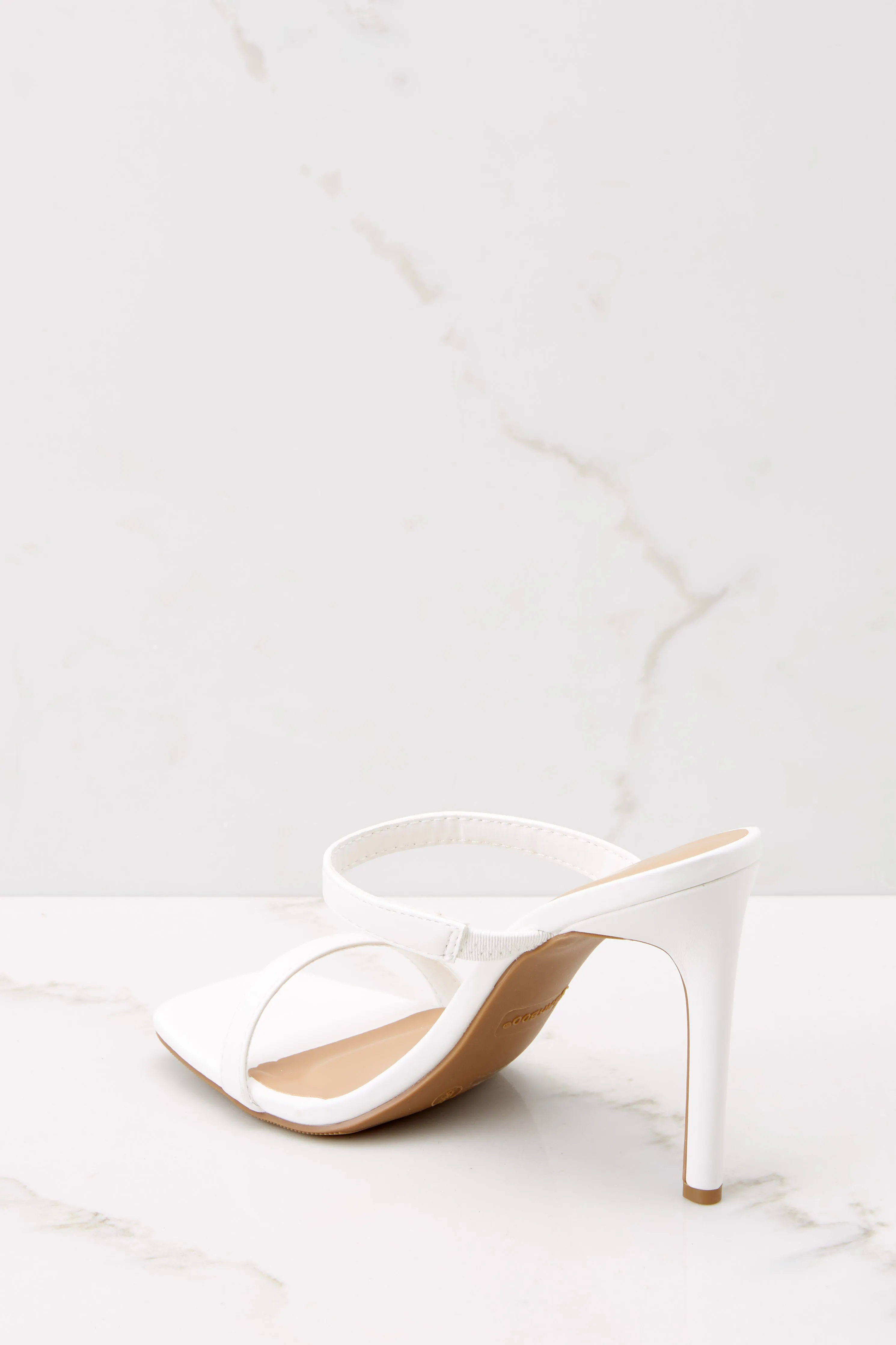 Always The Lead White High Heel Sandals