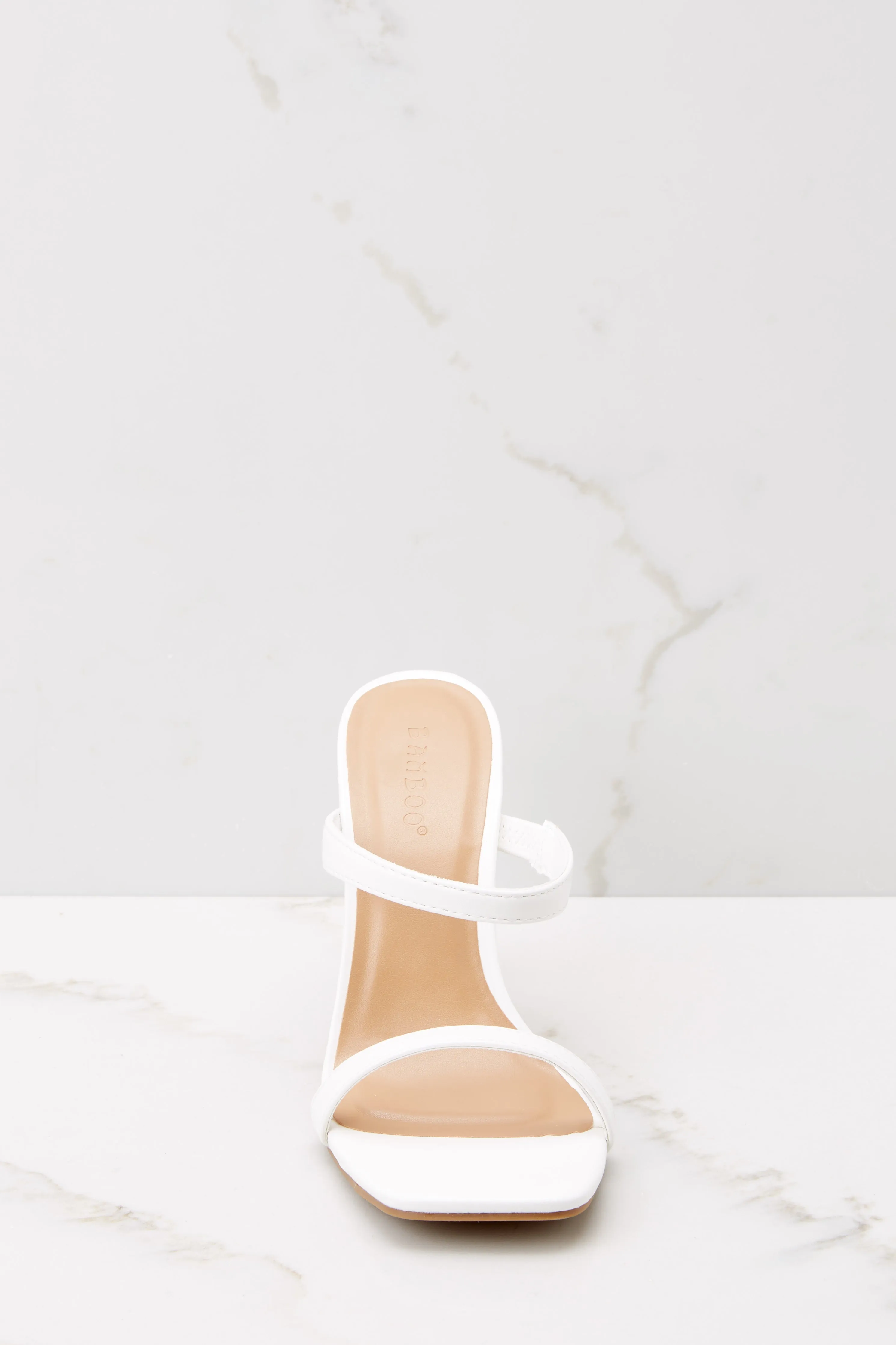 Always The Lead White High Heel Sandals