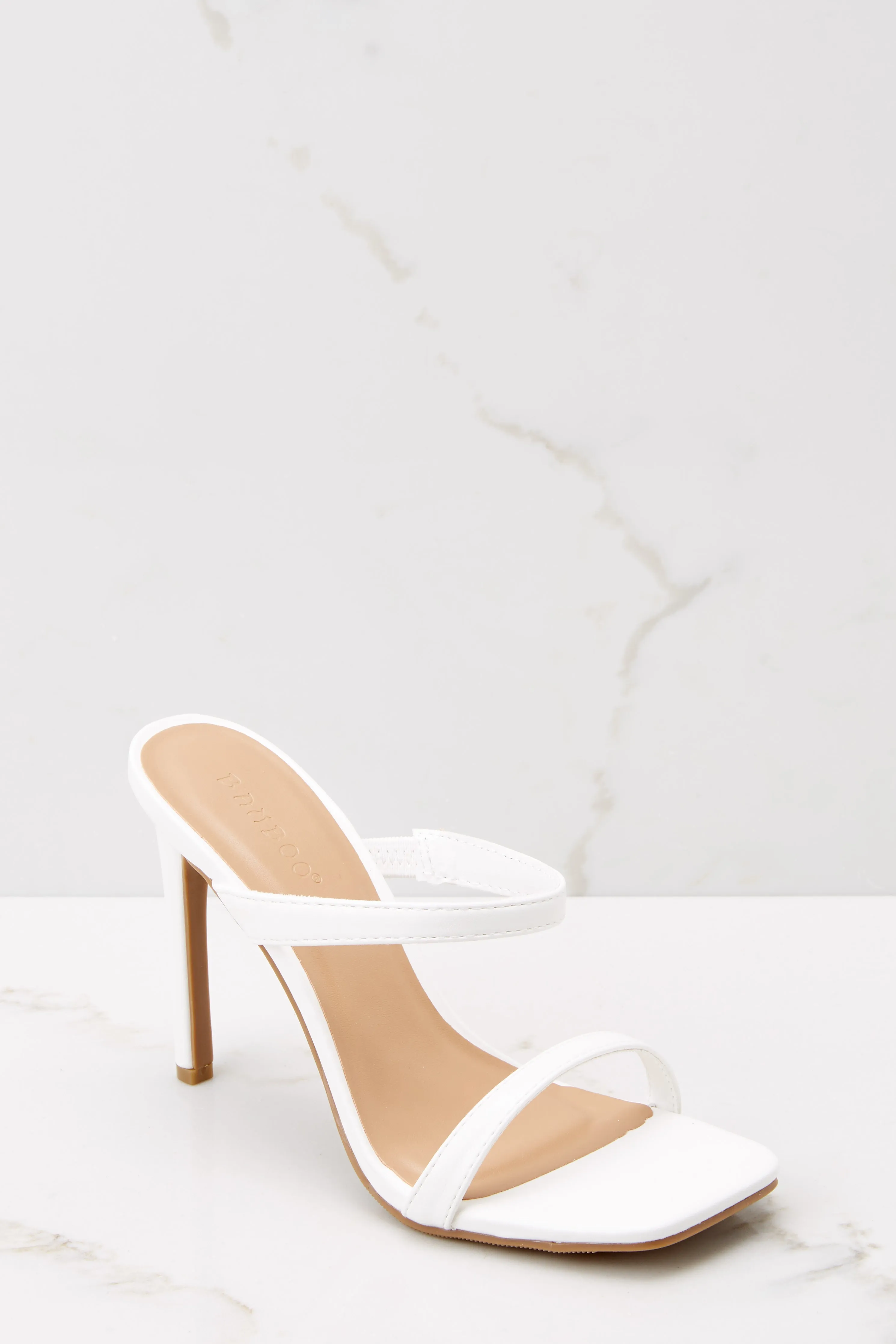 Always The Lead White High Heel Sandals