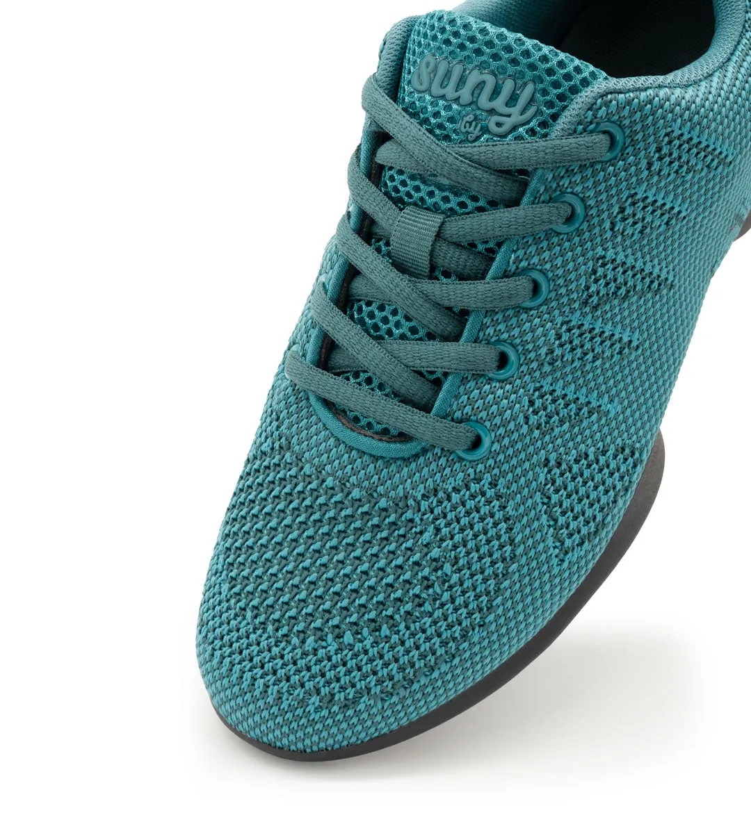 Anna Kern: Mercury Dance Sneaker | Tropical Teal | 0.3" Rubber Split Sole  | Med | Up to Womens US 11/Mens US 9 ONLY