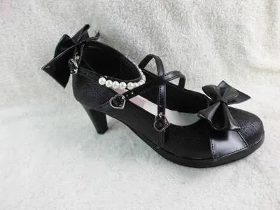 Antaina~Thin Heel Princess Lolita Shoes Plus Size 45-48