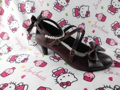 Antaina~Thin Heel Princess Lolita Shoes Plus Size 45-48