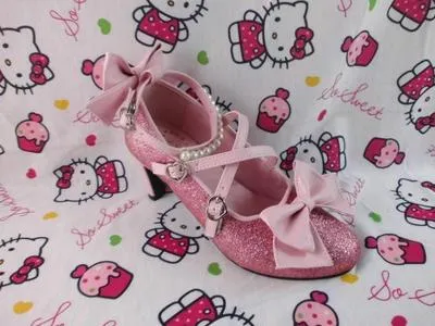 Antaina~Thin Heel Princess Lolita Shoes Plus Size 45-48