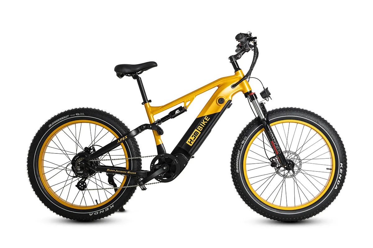 Apex Full Suspension Fat Tire Ebike 1000W