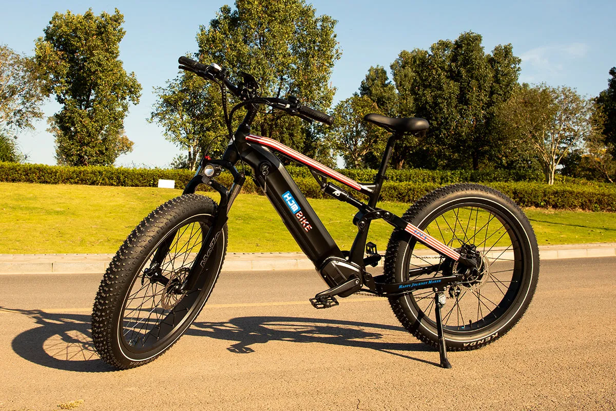 Apex Full Suspension Fat Tire Ebike 1000W