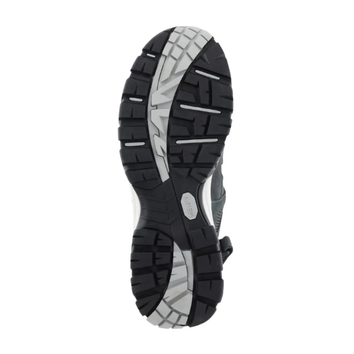 Apex P2160M Men's Closed Toe Sandal In Dark Grey