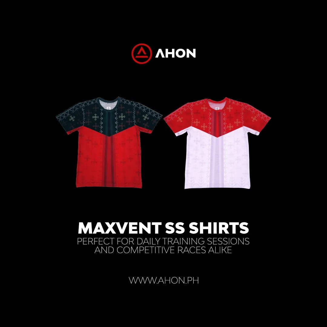 Apo Maxvent SS Shirt (white / red) - dri fit mesh