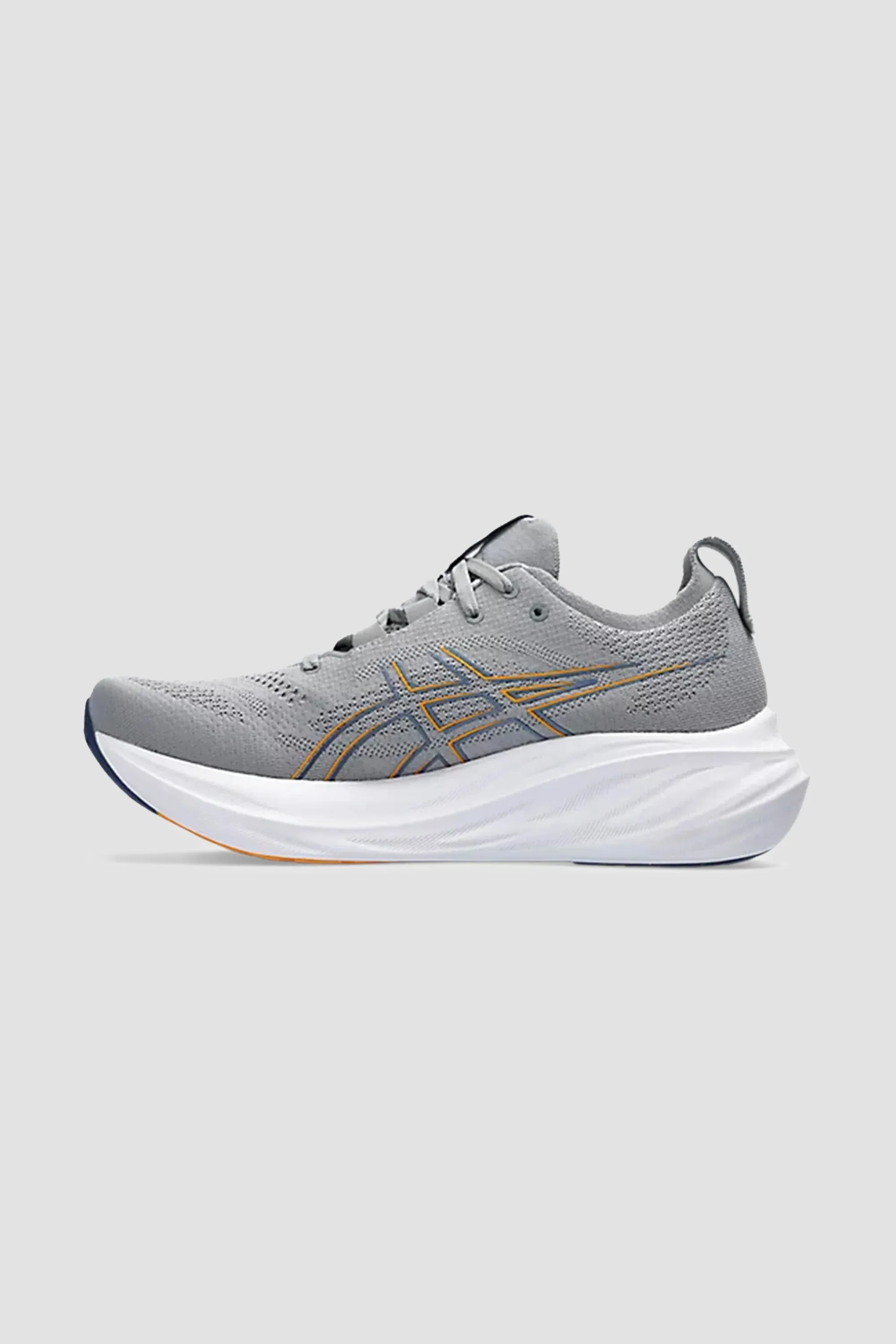 ASICS Men's Gel-Nimbus 26 Sneaker in Sheet Rock/Thunder Blue