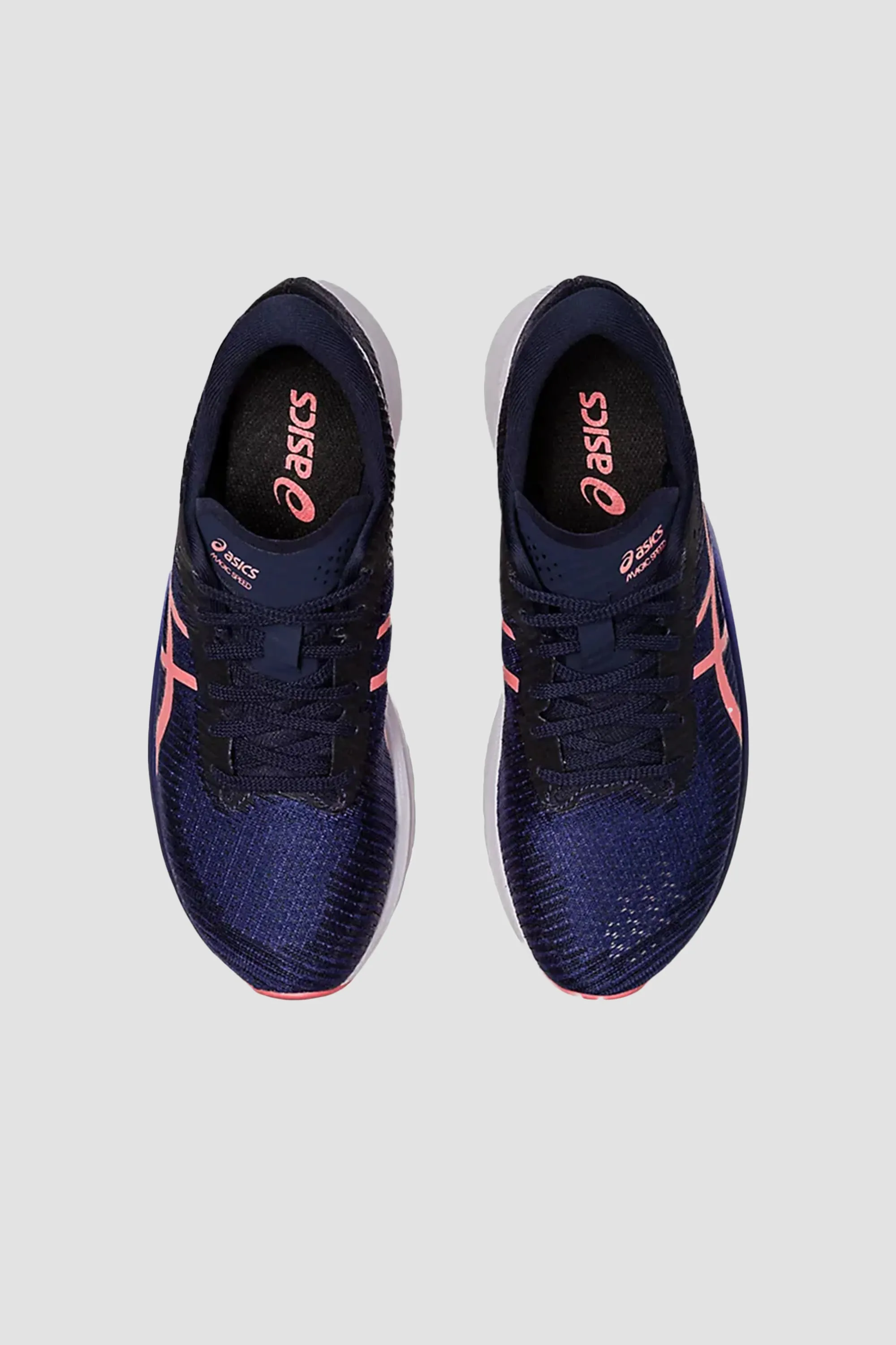 ASICS Women's Magic Speed 2 in Indigo Blue/Papaya