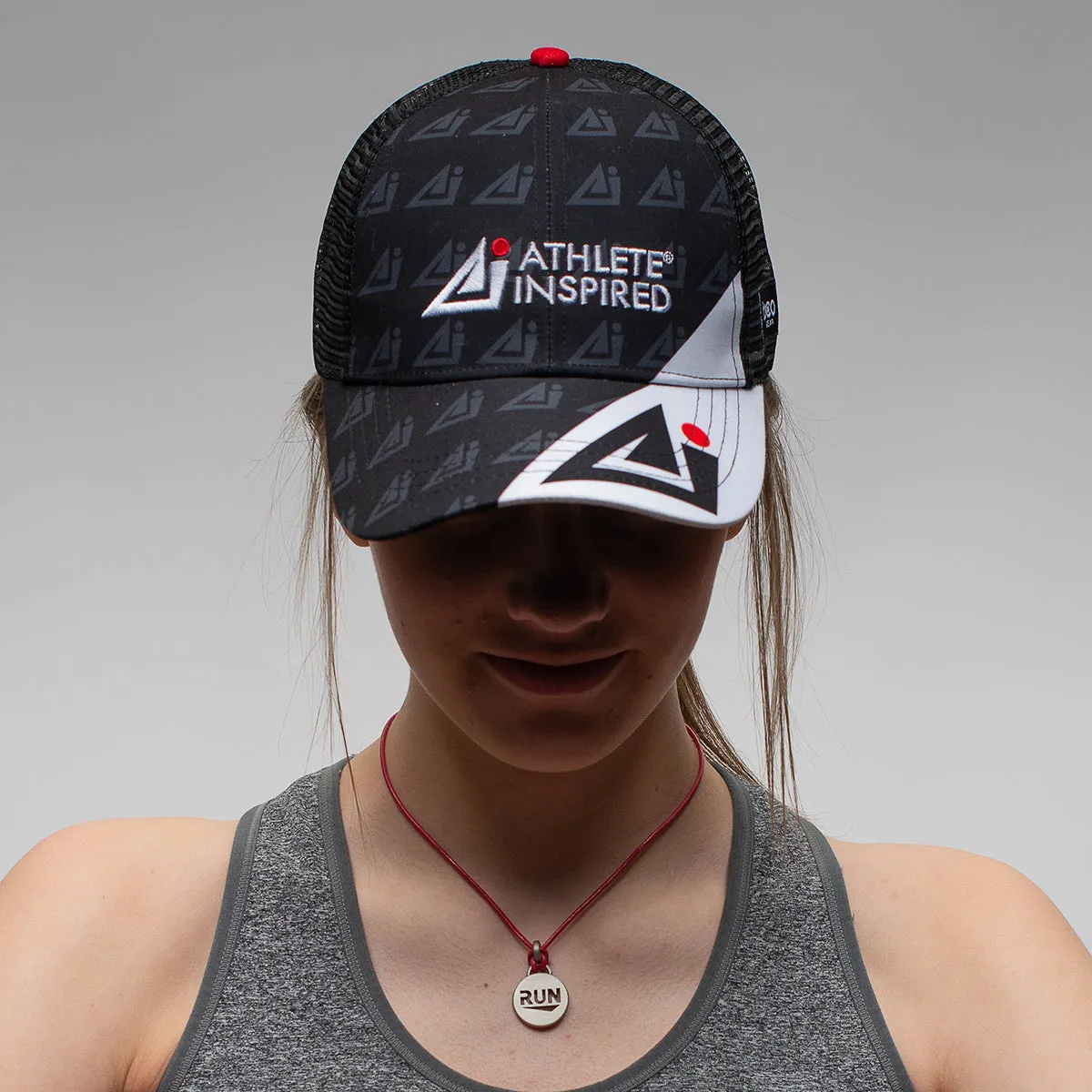 ATHLETE INSPIRED Sport Technical Trucker Hat-Adjustable