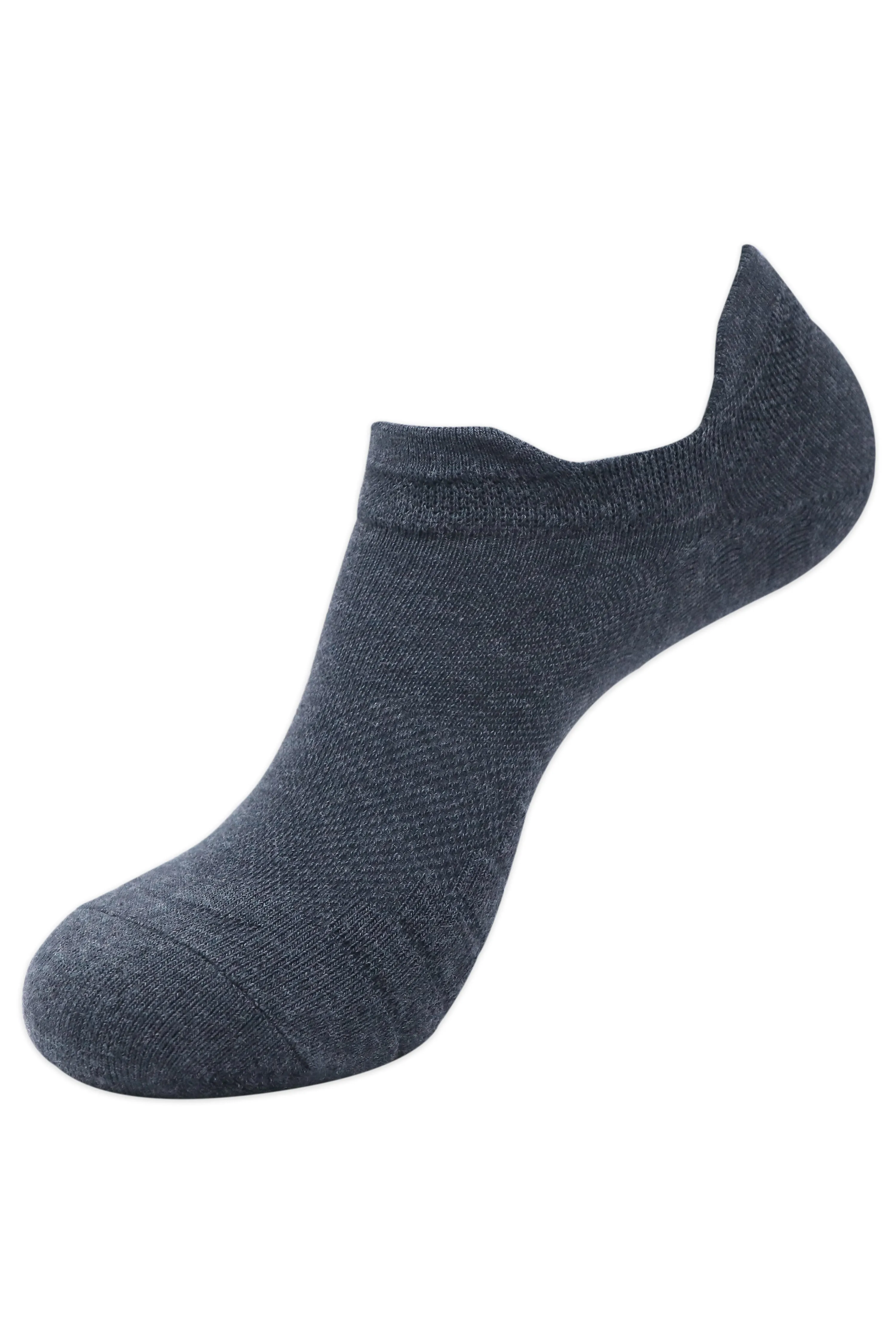 Balenzia Men's Coolmax Gym/Sports/Running Socks with Mesh Knit & Anti-Slip Silicon System- (Pack of 3 Pairs/1U) (L.Grey,D.Grey,Navy)