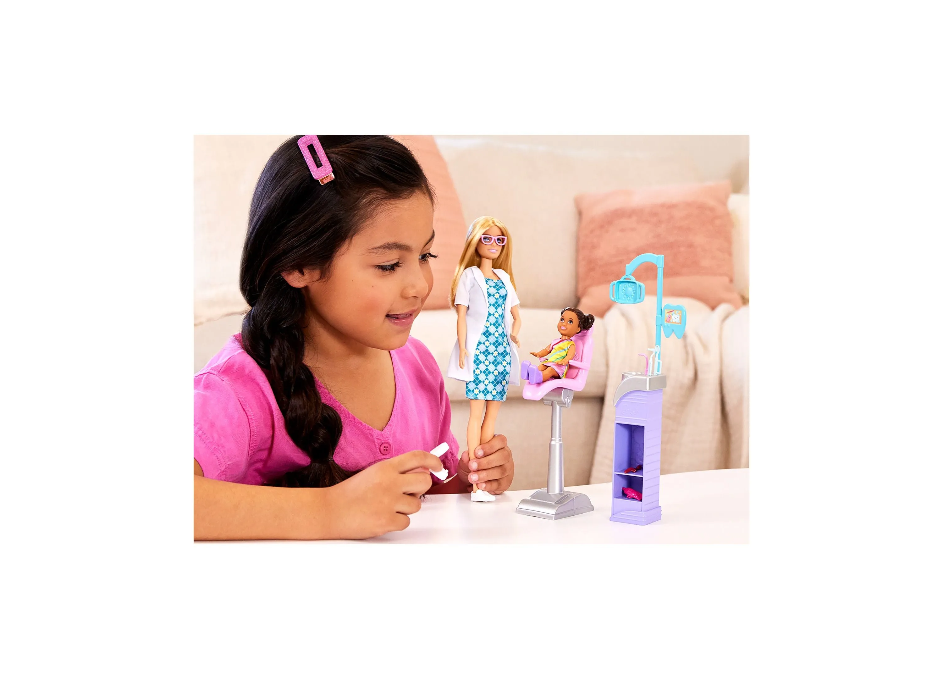 Barbie Careers Dentist Doll and Playset With Accessories, Barbie Toys