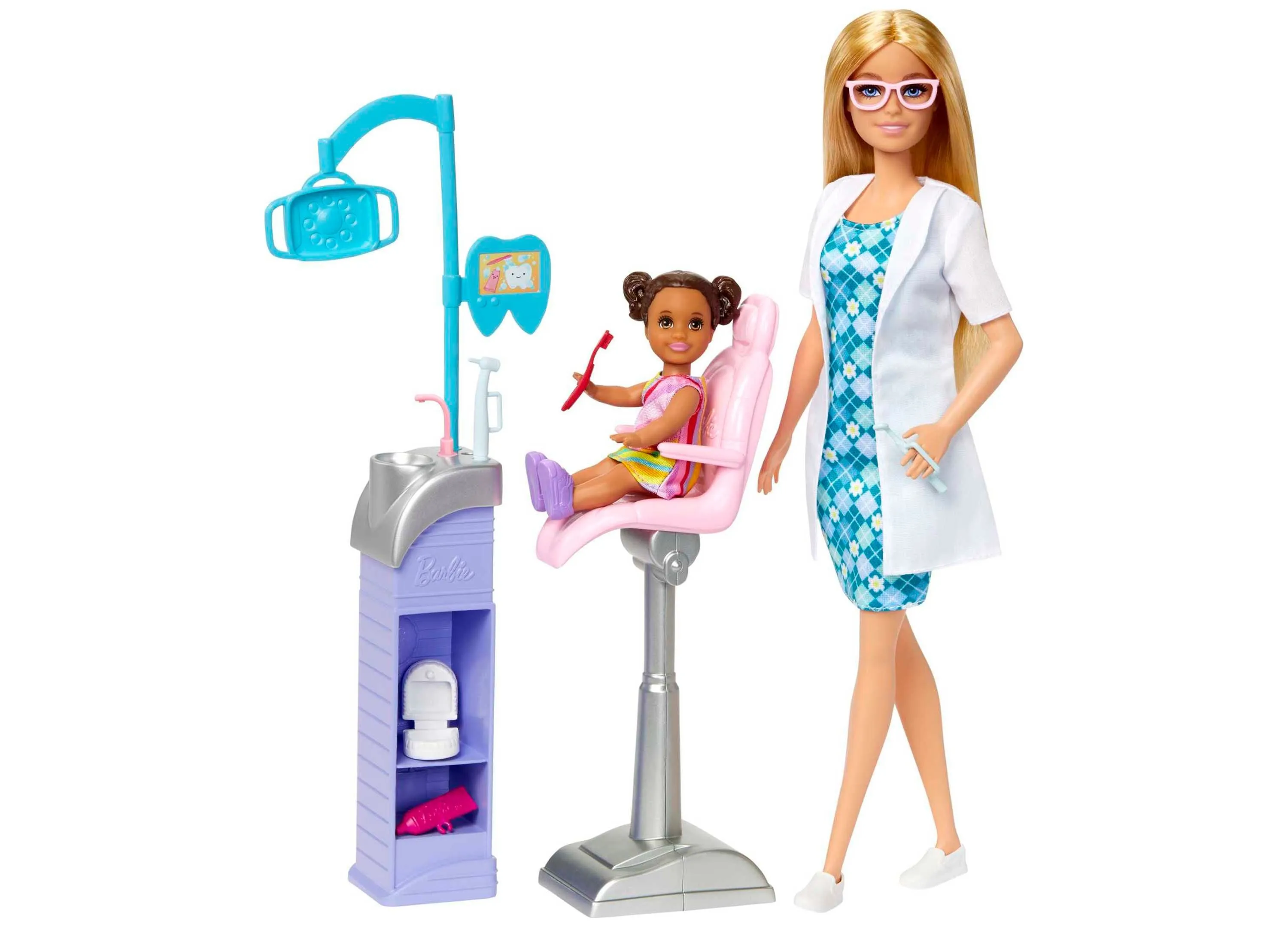 Barbie Careers Dentist Doll and Playset With Accessories, Barbie Toys