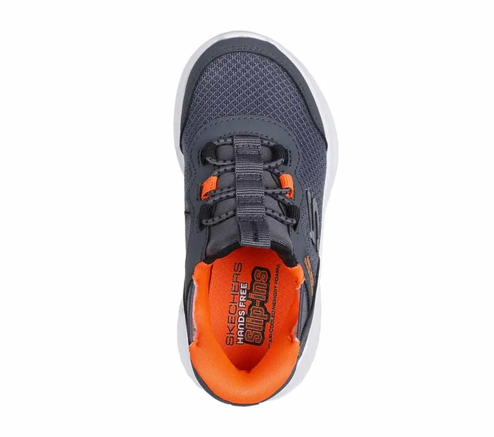 Bounder-Brisk-Burst in Charcoal/Orange by Skechers