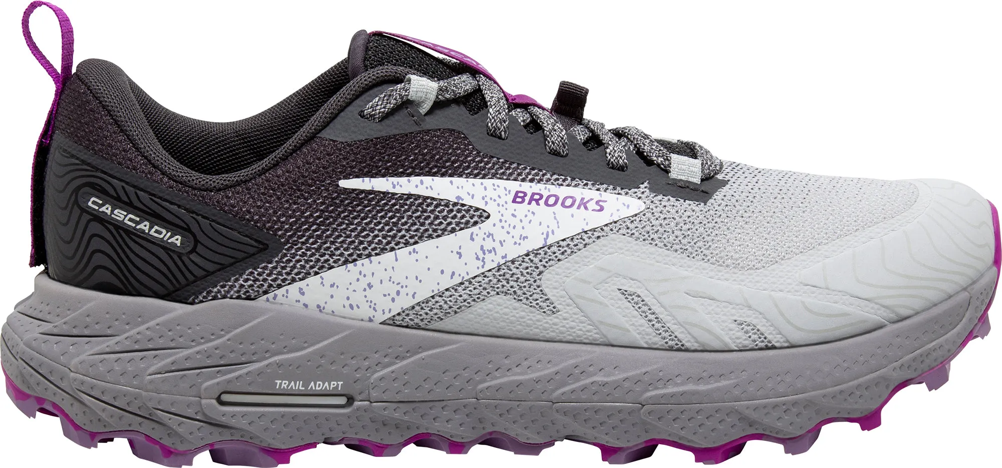 Brooks Cascadia 17 Womens Trail Running Shoes - Grey