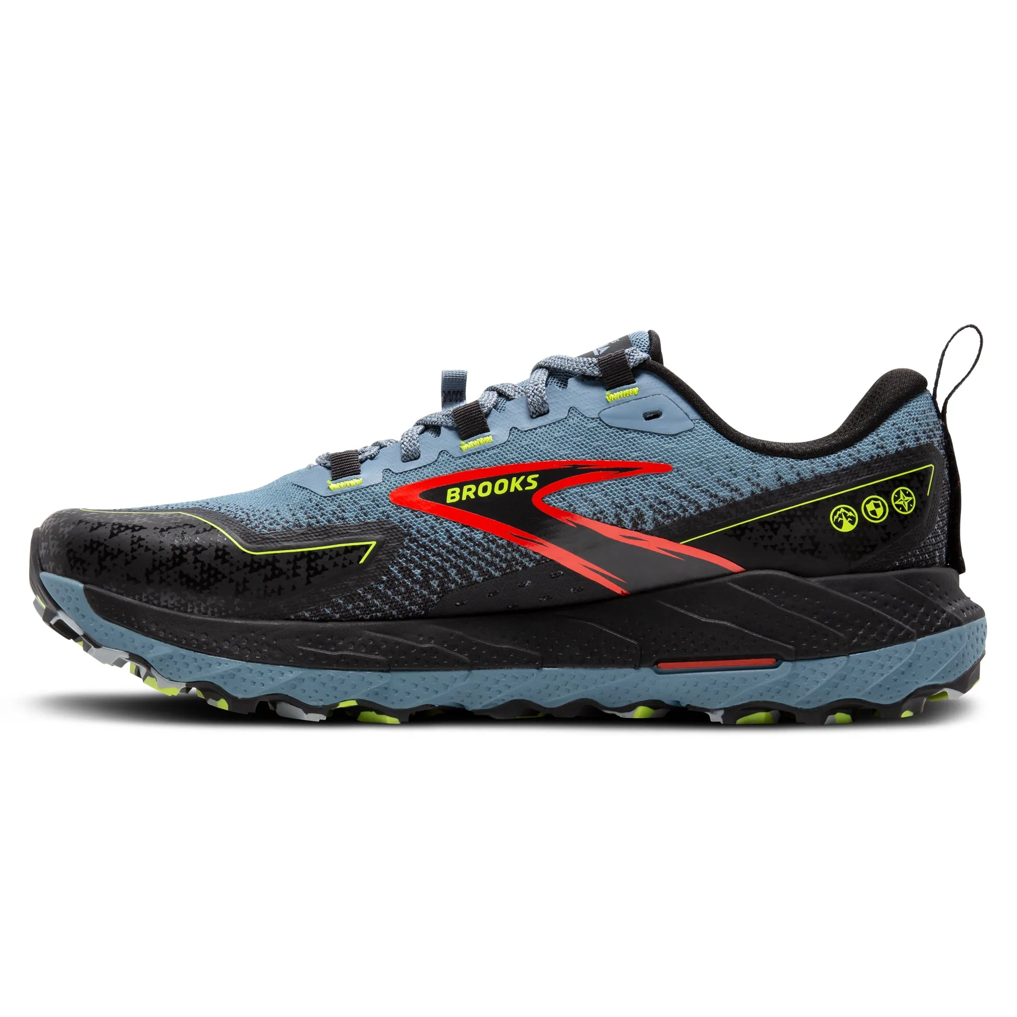 Brooks Cascadia 18 Men's Citadel Ebony Lime