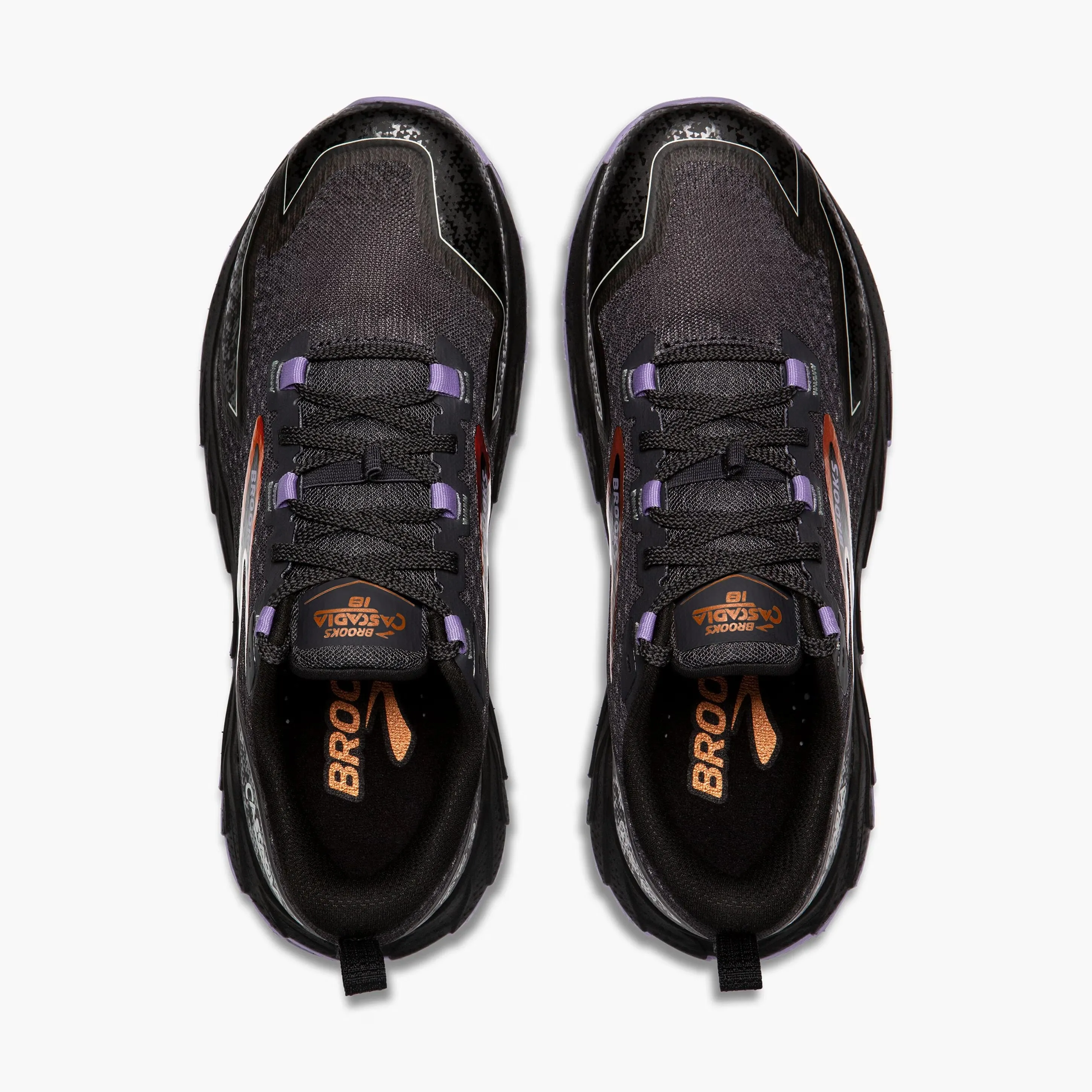 Brooks Cascadia 18 Wide | Ebony / Lavender / Copper | Womens