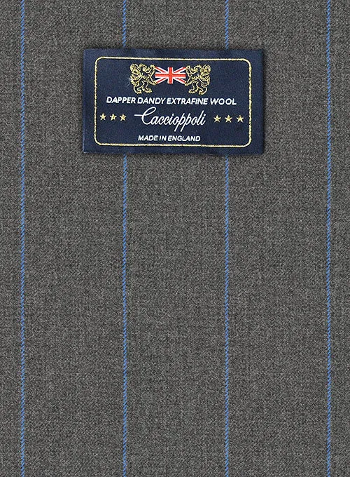 Caccioppoli Dapper Dandy Tarazo Gray Wool Suit