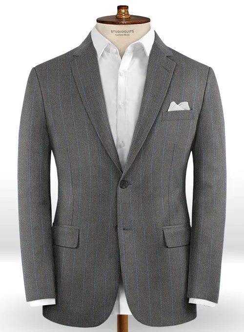 Caccioppoli Dapper Dandy Tarazo Gray Wool Suit