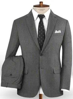 Caccioppoli Dapper Dandy Tarazo Gray Wool Suit