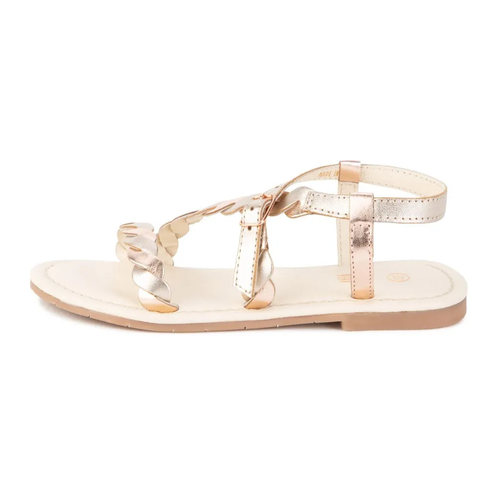 Carrement Beau Gold Sandals