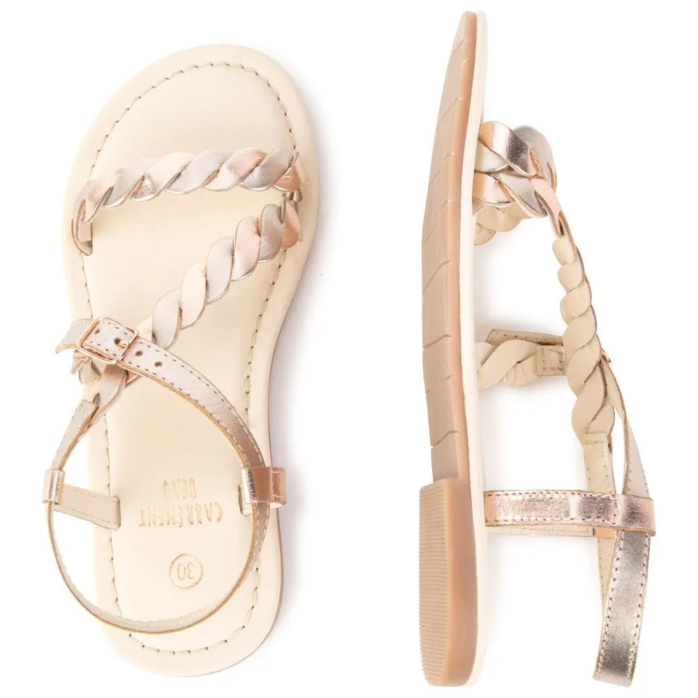 Carrement Beau Gold Sandals