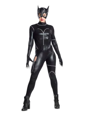 Catwoman Deluxe Costume for Adults - Warner Bros Batman Returns