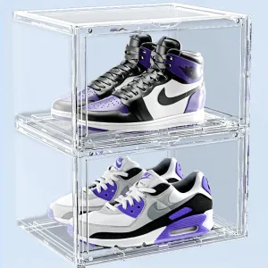 Clear Acrylic Plastic Shoe Box