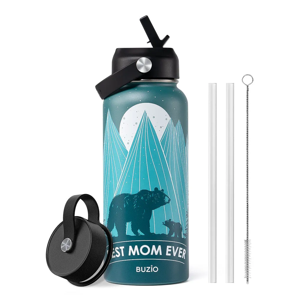 Cool Mom Quenchers | 32oz Insualted Water Bottle for Mom