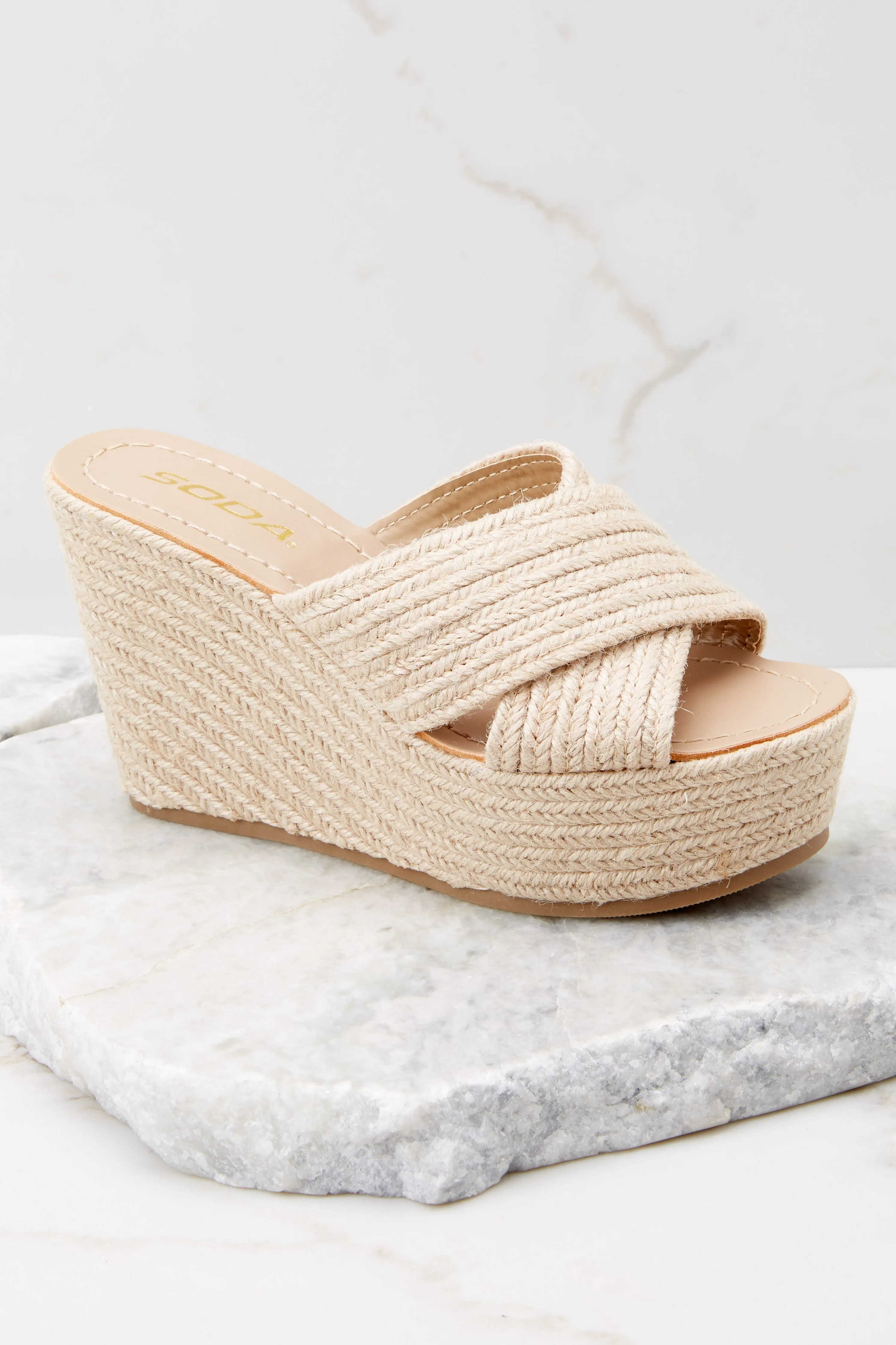 Eventful Outings Natural Wedge Sandals