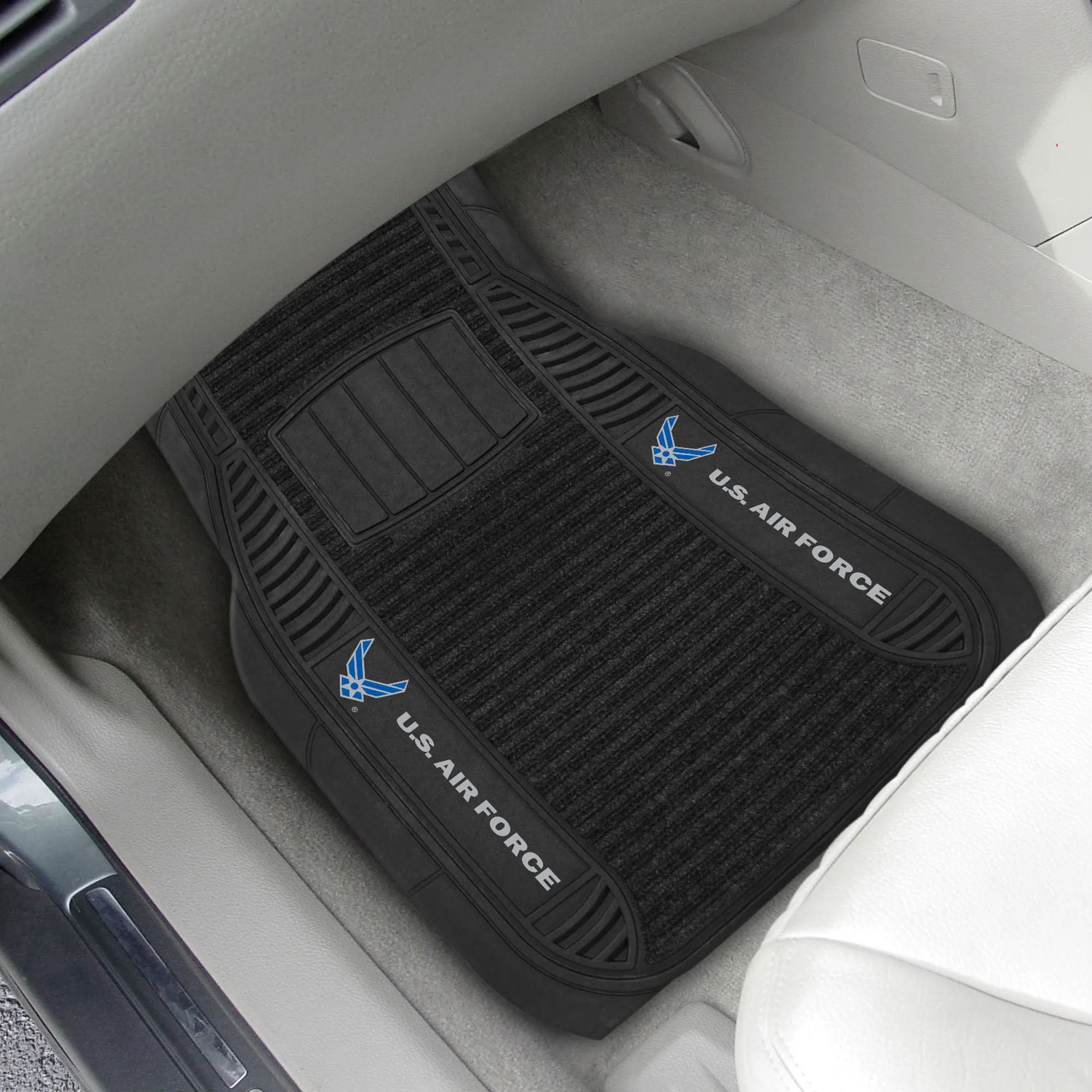 Fanmats U.S. Air Force 2 Piece Deluxe Car Mat Set