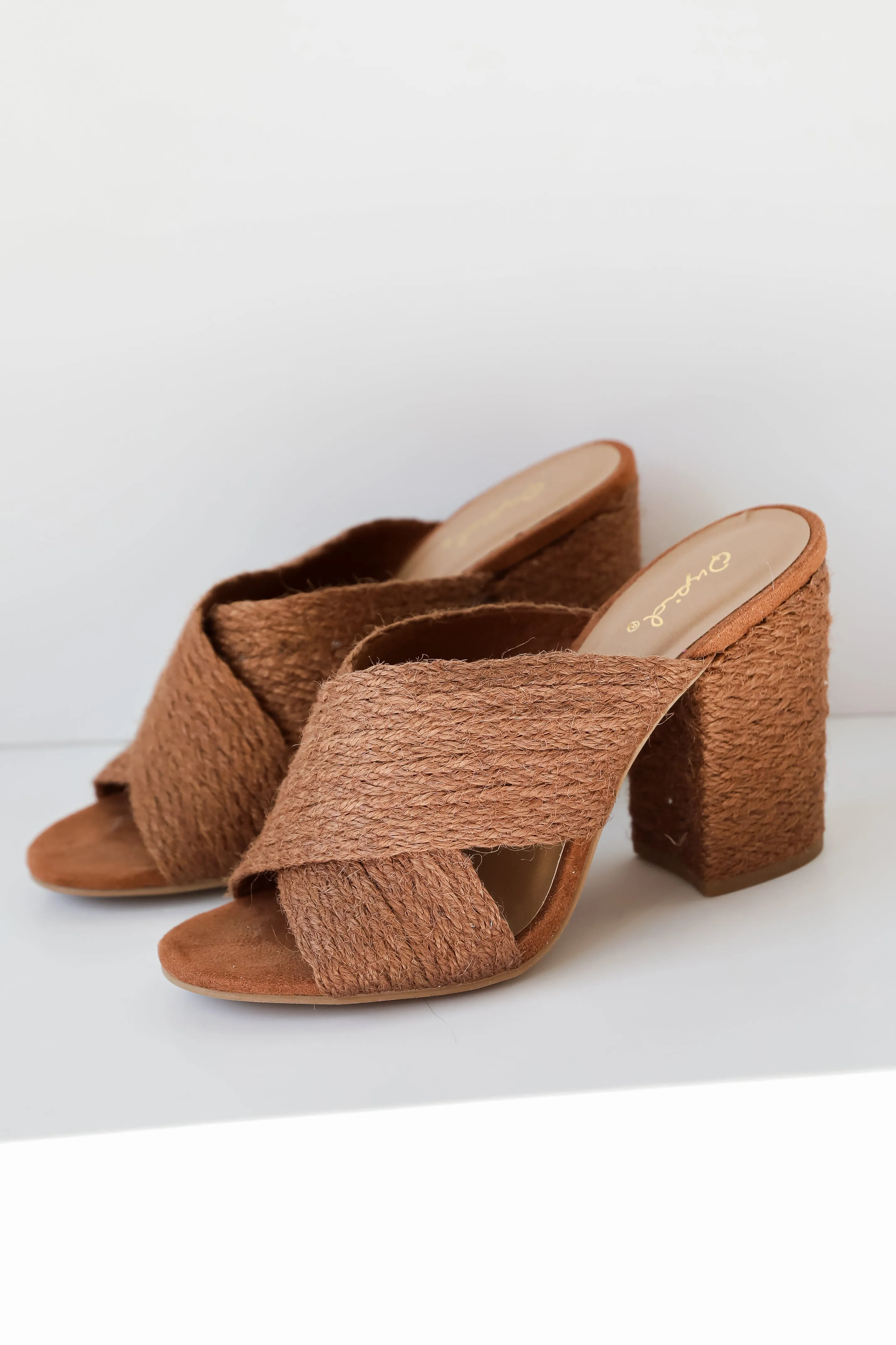 FINAL SALE - We All Know Camel Espadrille Heels - DU DEAL