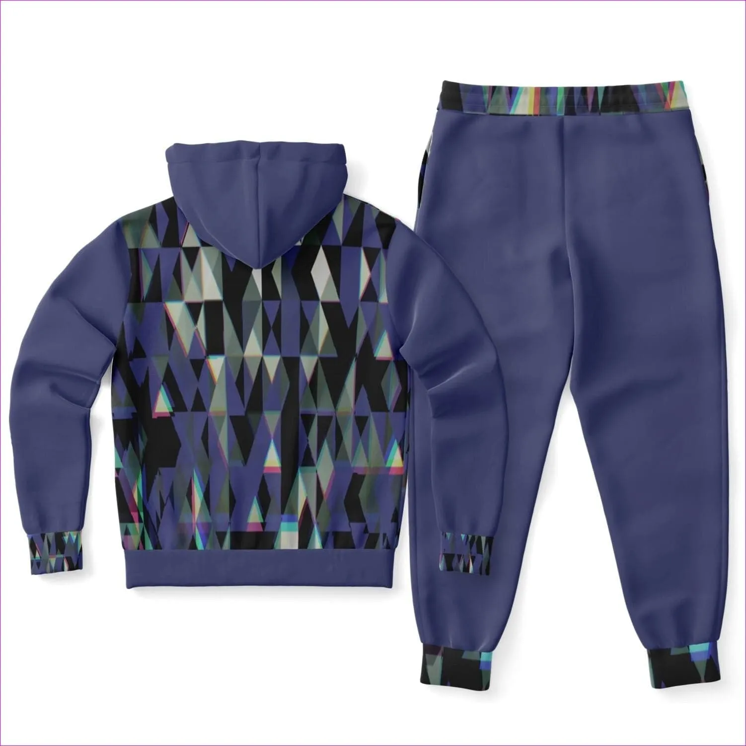 Fractured Fashion Zip Hoodie Jogging Set